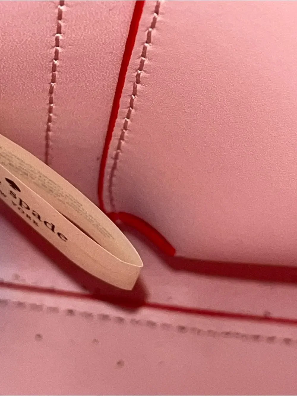 Kate Spade New York Abour Hill Small Elodie Leather Tote Bag in Pink Coral Lux